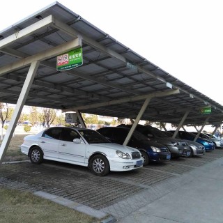 Ground Mount Carport Solar Systems with Natural Color 10 15 20 30 Tilt Angle